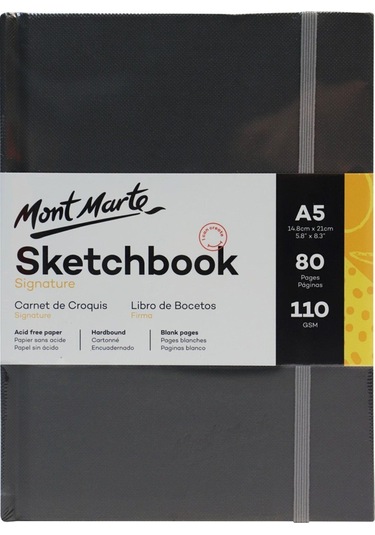 Mm Ciltli Eskiz Defteri Signature 110gr A5 Çok Renkli