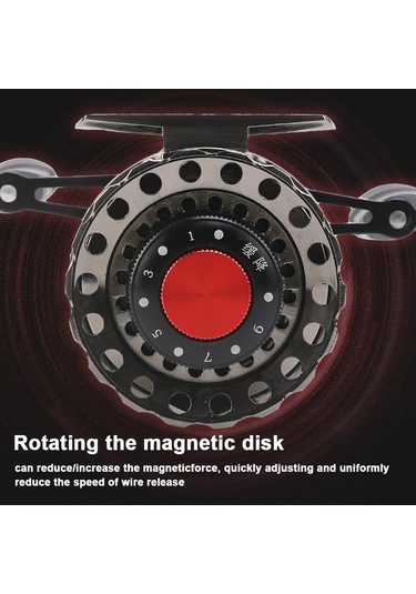 Xindoker Tam Metal V60h Sağ El Balık Makinesi - Manyetik Yavaş İnişli Av Makinesi, Dayanıklı Gövde Ve Rotor