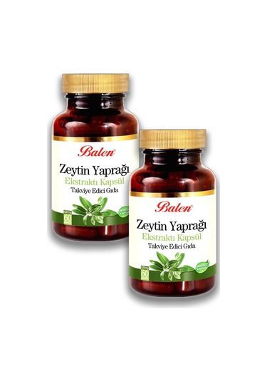 Balen Zeytin Yaprağı Ekstraktı 620 Mg 60 Kapsül X 2 Adet