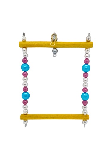 Royalfarmvet Muhabbet Kuşu Boncuklu Salıncağı Büyük Boy - Kaliteli