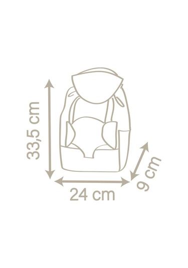 Smoby Baby Nurse Bebek Taşıyıcı Sırt Çantası Pembe