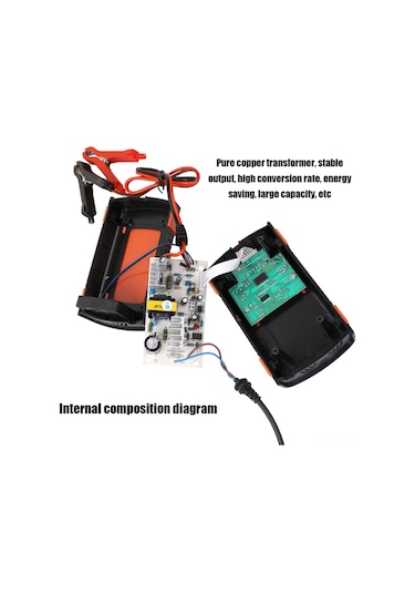 Reedark 12v 5a Akıllı Hızlı Şarj Ve Tamir Cihazı - Lcd Ekranlı Otomatik Araç Akü Şarj Aleti