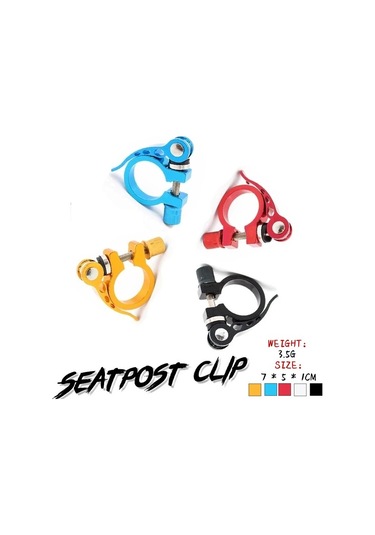 Fochsia Gümüş Tarzı Alüminyum Ultrahafif Sele Boru Kelepçesi - 31,8 Mm, Kadın Yol Bisikleti A Modeli Altın