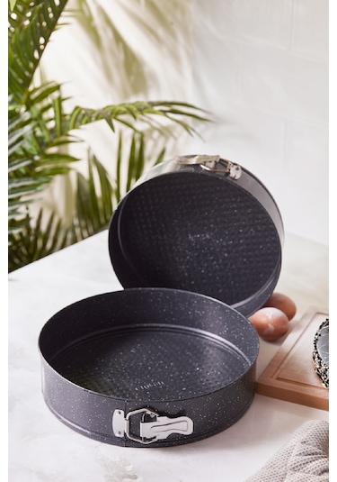 Emsan Circle Kelepçeli Kek Kalıbı Seti 2' Li