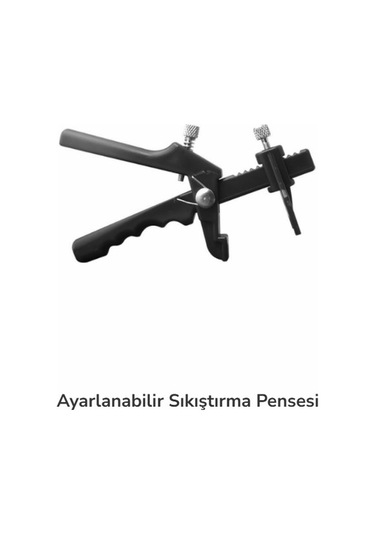 Seramik Seviye Tespit Sıkıştırma Pensesi, Plastik