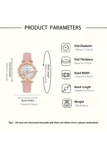 Trendy Kadın Yuvarlak Saat