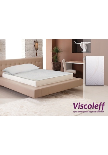 Viscoleff Tek Kişilik Visco Yatak Tüm Ölçüler*18 Cm