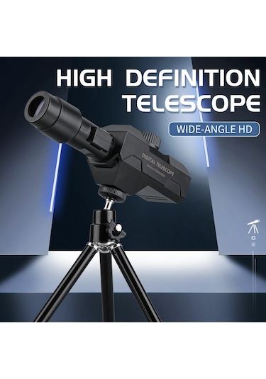 Milyon Piksel Teleskop 70x Elektronik Teleskop Geniş Diyafram Objektif Lens Teleskop