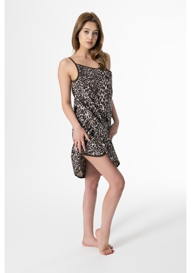 Baskılı Plaj Elbisesi Havuz Kıyafeti Hamam Sauna Eteği Peştamal 001