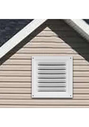 Suntek Metal Havalandırma Kapağı Yoğun Izgara Panjuru Tavan 20cmx20cm-beyaz