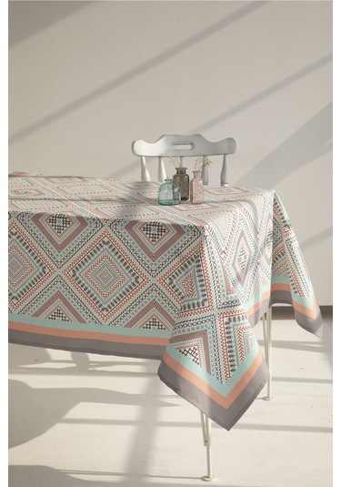 Ays Home Mint Etnik Desen Yemek Masası Örtüsü