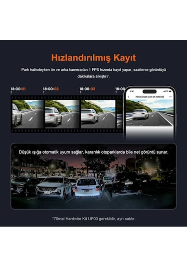 70mai Dash Cam 4k A800se
