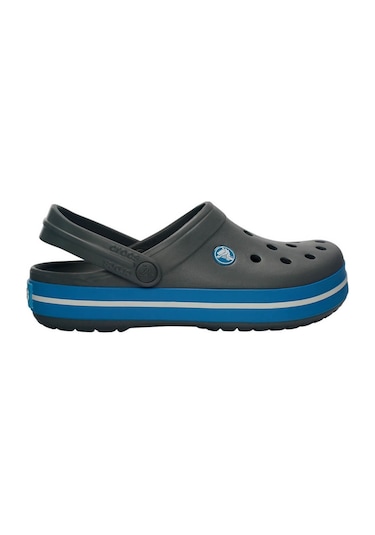 Crocs Unisex Crocband Terlik Charcoal/Ocean Gri