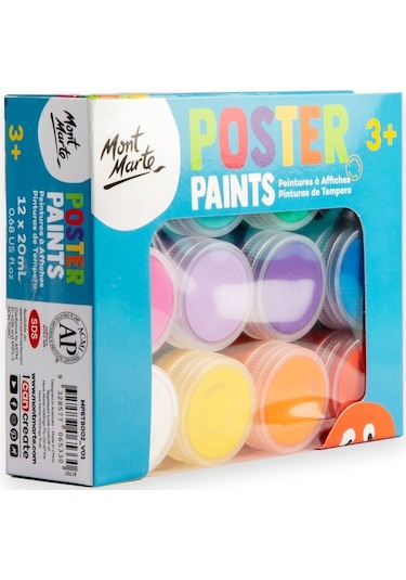Mm Poster Boya Seti 12pc X 20ml