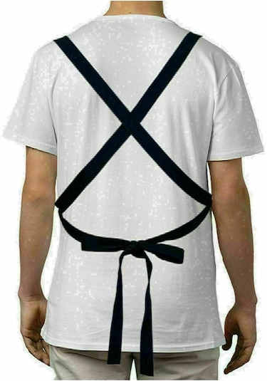 Bk Gift Kişiye Özel Balık Şef Mavi Profosyonel Önlük - 1, Aşçı Önlüğü, Şef Önlüğü, Babaya