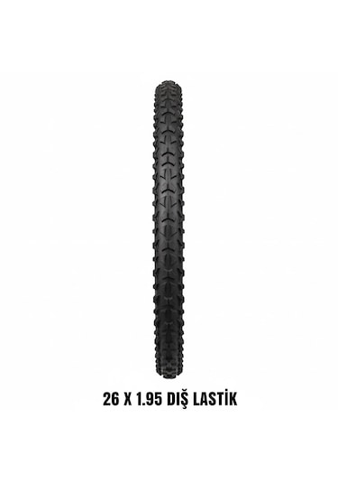 26 Jant Dış Lastik - 26x1.95 Mtb Dağ Bisikleti Dişli Dış Lastik - 1 Adet