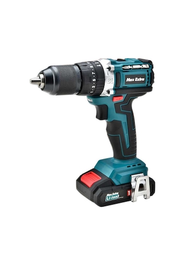 Max Extra MXP2944D 18V 2.0Ah Li-Ion Komürsüz Darbeli Akülü Matkap