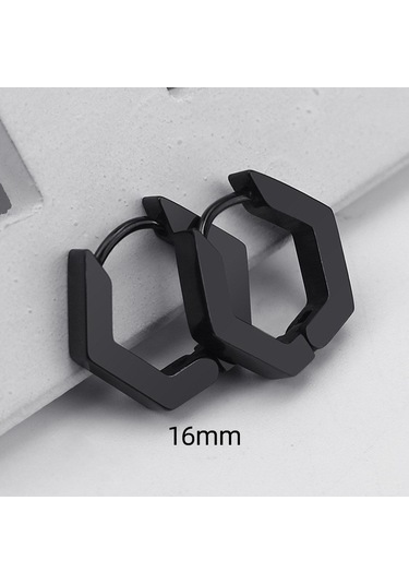 Jzcat Erkekler Ve Kadınlar İçin Geometrik Şekilli Küpeler-tgeh08