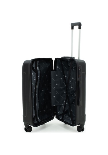 Petra Lüx Abs Orta Boy Valiz 65 Cm Siyah