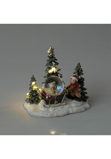 Linens Joy Kar Küresi Ledli Yılbaşı Dekor