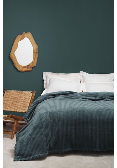 Karaca Home Joena Petrol Çift Kişilik Battaniye Petrol