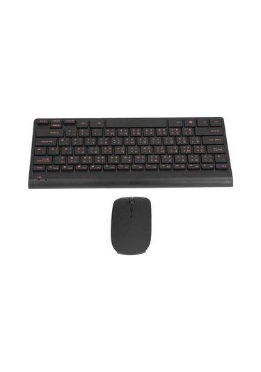 Dianziye 78 Tuşlu Çince-ingilizce Kablosuz Klavye-fare Seti, 2.4g Bağlantı, Lazer Gravür Tuşlar, Sessiz, Abs Malzeme, Tayvan Ve Hong Kong Çince Karakterleri