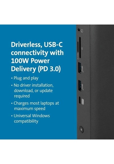 Kensington Üçlü Ekran Usb-c Bağlantı İstasyonu K37060na Usb-c Triple Display 100w