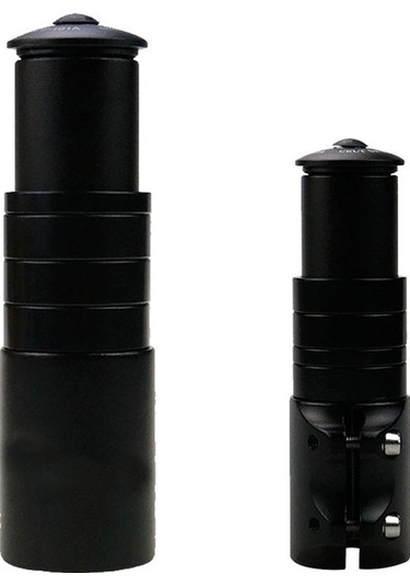 Qingmipy Dağ Bisikleti Ön Çatal Boyut Artırıcı - Yüksekliği Ayarlanabilir, Konfor Ve Performans Artırıcı Bisiklet Aksesuarı Siyah