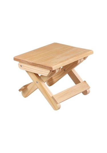 Taşınabilir Basit Çam Masif Ahşap Katlanır Tabure Açık Balıkçı Sandalye Taburesi 24x18x19cm , Boyut:ahşap Katlanır Tabure Diğer Çok Renkli Çok Renkli