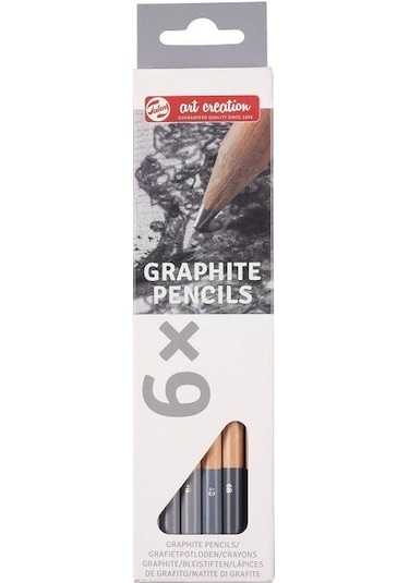 Talens Art Creation Graphite Pencils Dereceli Çizim Seti 6'Lı