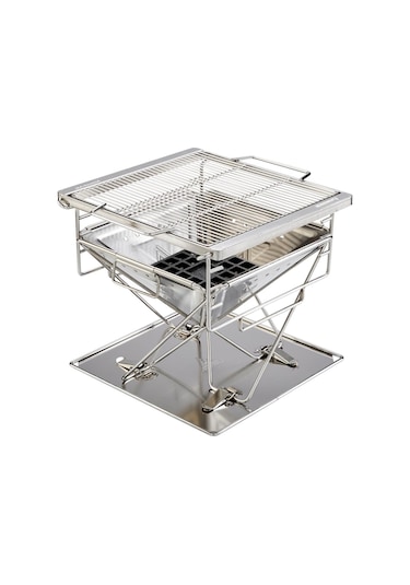 Groenberg Katla Premium Mangal Grill M Gümüş