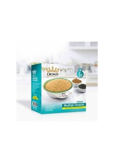 Mutfak Tartısı Dijital Lcd Ekranlı Hazneli Mutfak Terazisi 5kg Çok Renkli
