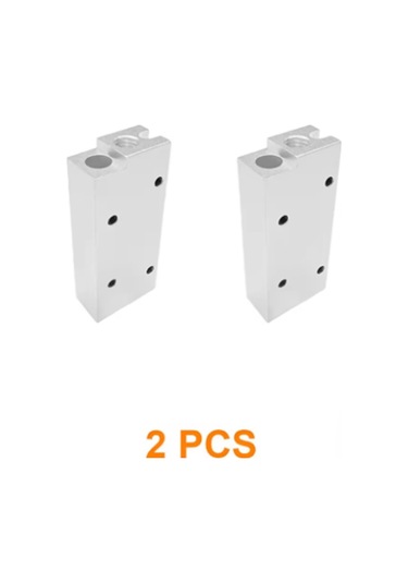 Gatherco 2 Adet E3d Süper Volkan Alüminyum Isıtma Bloğu - Voron 2.4 3d Yazıcı Dıy Hotend Nozul Parçalarına Uygun