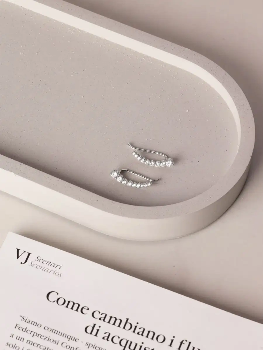 Marıola Tırmanıcı Küpeler Kaffes Gümüş 925 52706129 Diğer