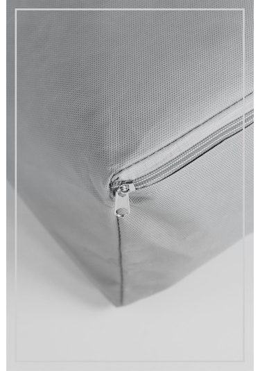 Vedsey Home Organizer Baza Altı Düzenleyici Pencereli Büyük Boy Hurç 70 x 50 x 25 CM Gri