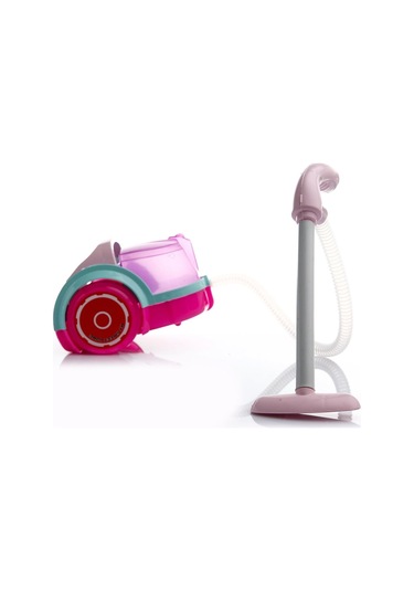 Birlik Oyuncak Kutulu Işıklı Elektrikli Süpürge - Pembe Fsn-008