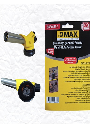 Dmax Çok Amaçlı Çakmaklı Pürmüz Başlığı Sarı
