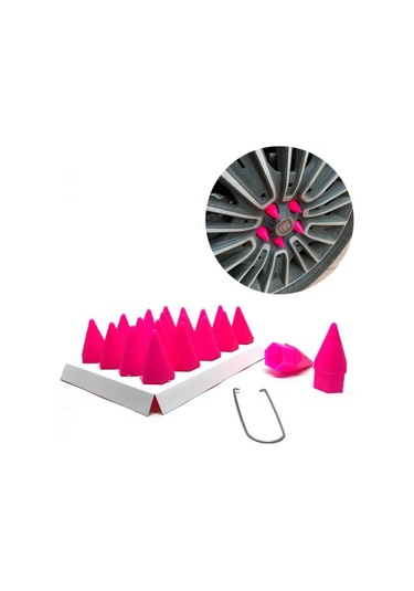 Sivri Mermi Bijon Kapağı Sökme Aparatlı Pembe 19 Mm