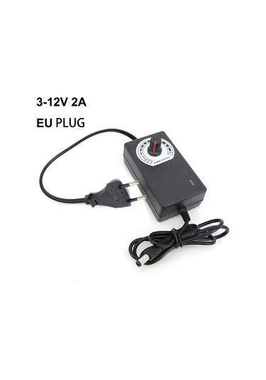 Ayarlanabilir 12 V Dc 7530 9733 Üfleyici Fan Güç Değişken Hız Kontrol Cihazı Eu Plug No Fan