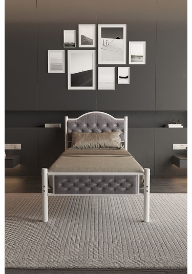 Aksviva Milan Tek Kişilik Ferforje Karyola