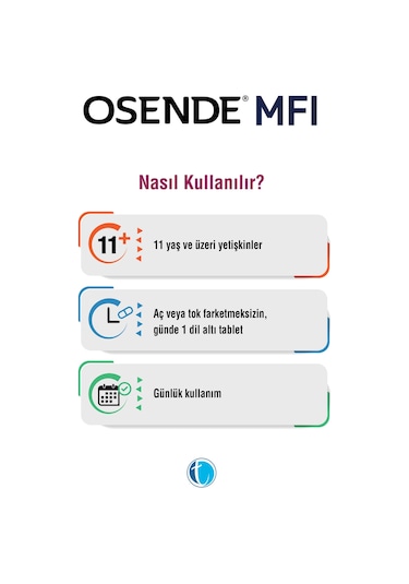 Osende Metilfolat Iyot 30 Tablet