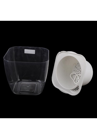 Suntek Şeffaf Çiçek Kendiliğinden Sulanan Kare-175 175mm