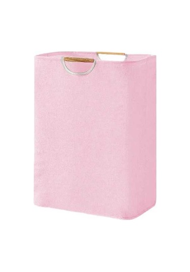 Pazly Suntek Çok Amaçlı Katlanabilir Pembe Çamaşır Sepeti - Ev & Organizasyon Pembe