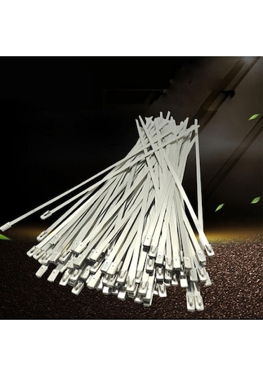 Pazly Suntek Paslanmaz Kablo Çelik Bağları Amaçlı 4.6x150mm 100xmulti Mu