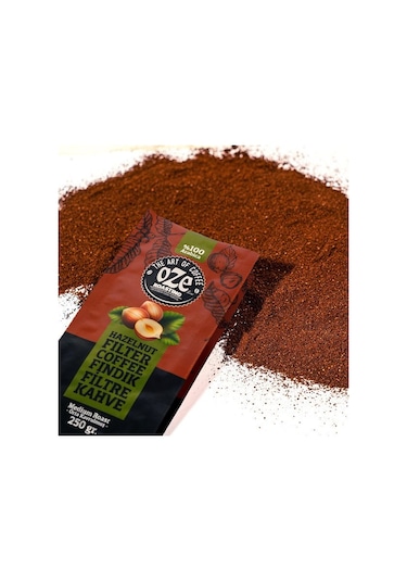 Oze Fındık Aromalı Filtre Kahve 250 G Makine Kağıt Filtre Metal Filtre