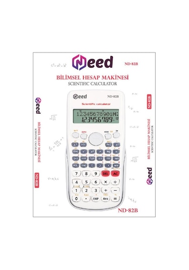 Need Nd-82b Beyaz 240 Fonksiyonlu Bilimsel Hesap Makinesi Beyaz
