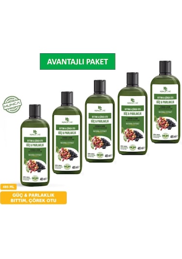 Bıttım & Çörekotu Şampuan 485ml 5li Set Tüm Saç Tipleri