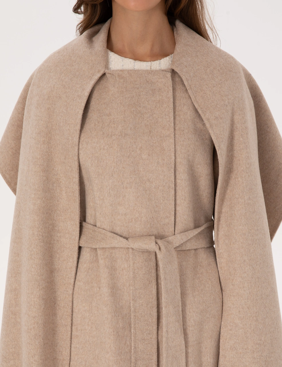 Pierre Cardin Kadın Bej Melanj Kaban 50309079-vr156 Bej Melanj