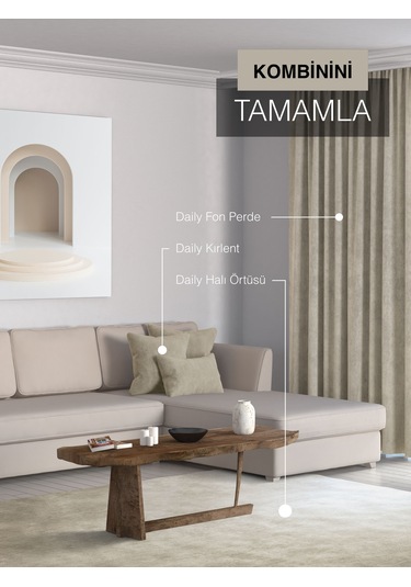 Home Daily Series Keten Rengi Kırlent Yastık Kılıfı Keten