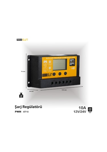 Mexxsun Pwm 10a 12/24v At10